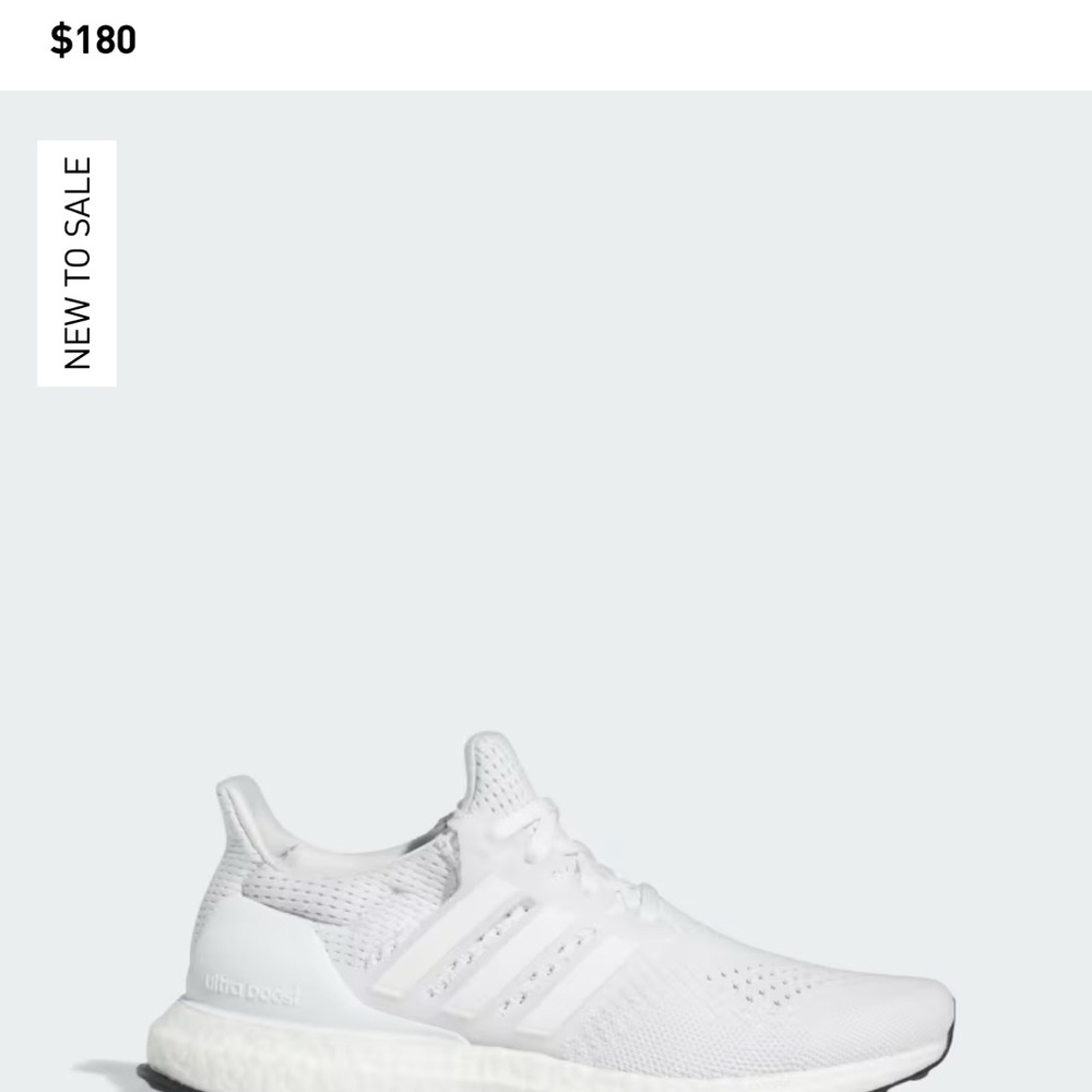 Adidas Ultra Boost All-White Running Shoes